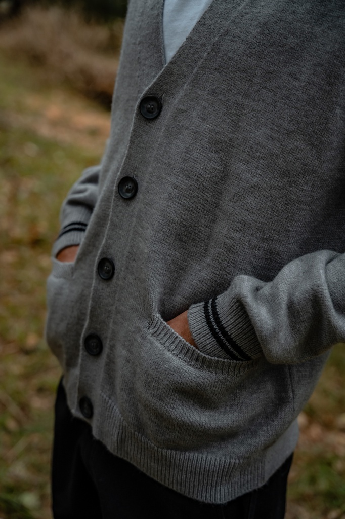 CARDIGAN - SILVER