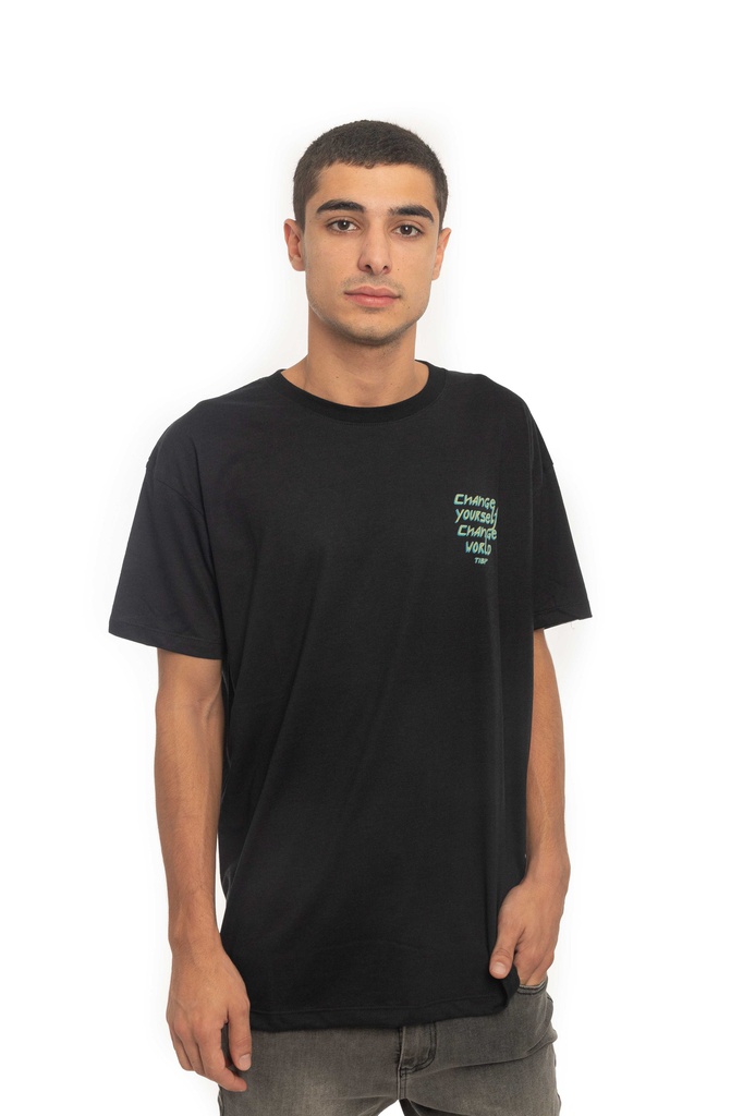 REMERA MANGA CORTA OVERSIZE - CAMBIOS