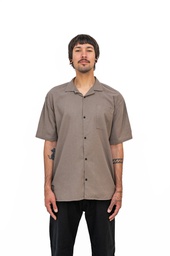 [082215239] CAMISA MC RELAXED - LOTUS